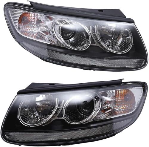Headlight Pair for 2007-2012 Hyundai Santa Fe - Lot 391