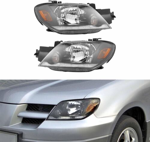 Headlight Pair for 2003-2006 Mitsubishi Outlander LS/XLS - Lot 393