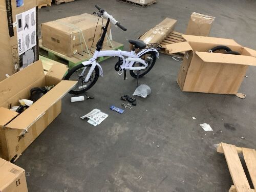 Lot of (2) Folding Bikes & (1) Small Bike - Unknown if Complete  - Lot 175