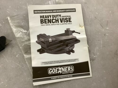 GOEHNER'S 4.25” Heavy Duty Universal Bench Vise  - Lot 782