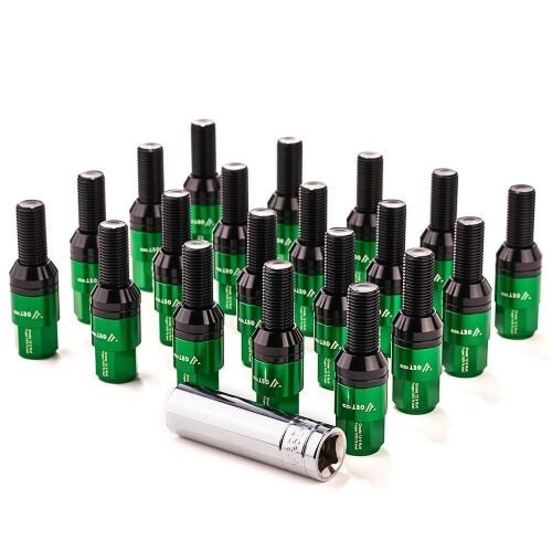 20PCS M14x1.5 Wheel Lug Bolts with 28mm Shank Length Ball Seat, Compatible A3 A4 A6 A8 S4 S6 S8 TT Jetta Allroad VW Quattro Golf Tiguan Passat and Most Ben.Z - Lot 788