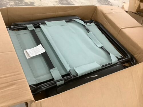 Folding Zero Gravity Recliner Patio Lounge Chair w/ Canopy, Side Tray - Lot 661