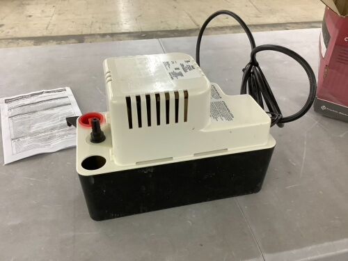 Little Giant 1/30 HP 115-Volt Condensate Removal Pump - Lot 678