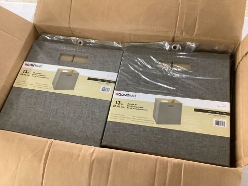 Lot of (6) Closetmaid 13" Storage Bins  - Lot 679