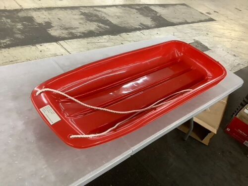 Kids Toboggan Snow Sled Board w/ Pull Rope - Lot 764