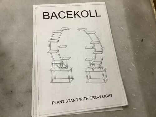 Plant Stand with Grow Light  - Lot 765