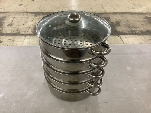 5 Tier Stainless Steel Steamer Pot  - Lot 771