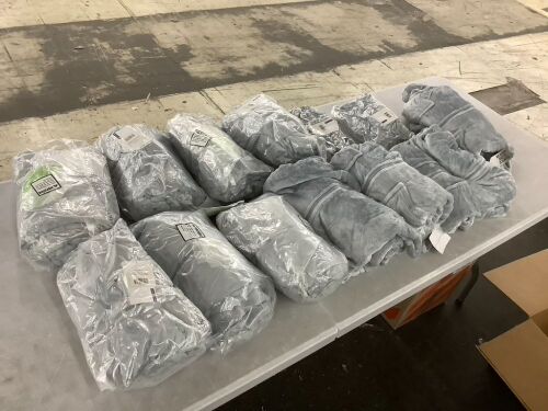 Lot of (13) Zip Up Robes  - Lot 779