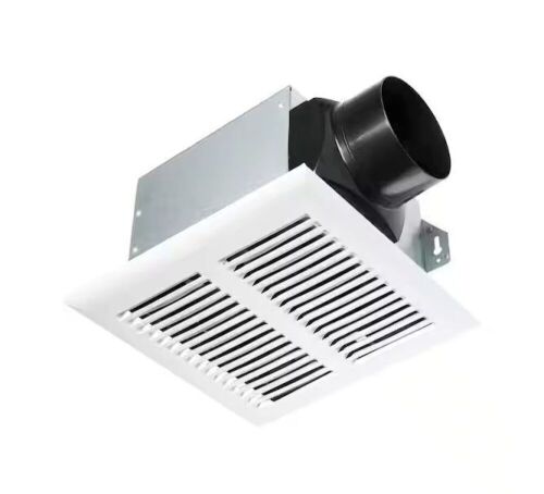 Hampton Bay 80 CFM Ceiling Mount Room Side Installation Heavy-Duty Bathroom Exhaust Fan, ENERGY STAR - Lot 872