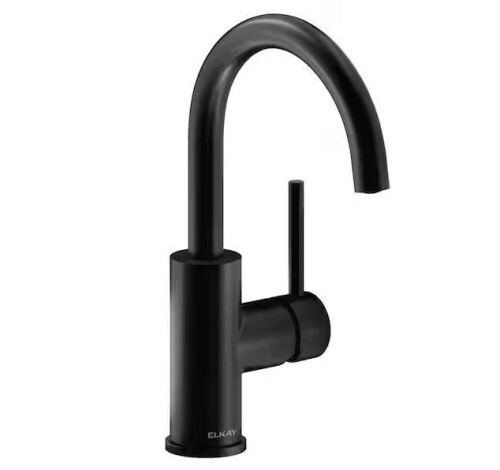 Elkay Avado Single-Hole Bar Faucet with Lever Handle Matte Black - Lot 153