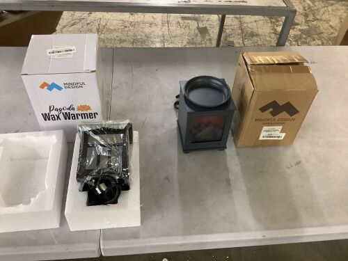Lot of (2) Mindful Design Wax Warmers  - Lot 276