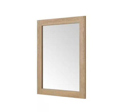 Glacier Bay Huckleberry 24 in. W x 32 in. H Rectangular Framed Wall Mount Mirror in Weathered Tan - Lot 468