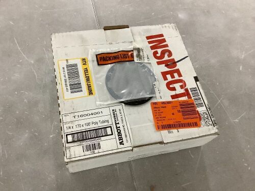 UDP 1/4 in. O.D. x 0.170 in. I.D. x 100 ft. Natural Polyethylene Tubing with Dispenser Box - Lot 451
