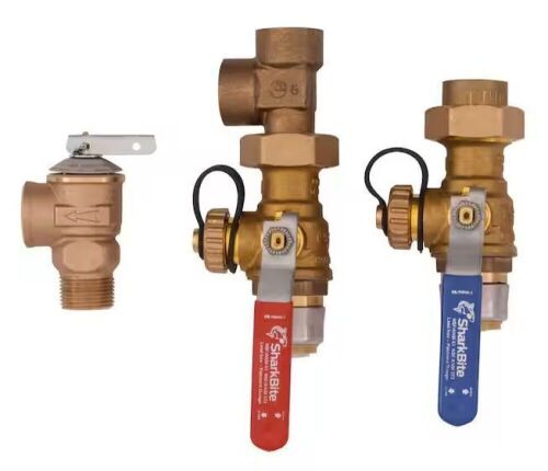SharkBite 3/4 in. Tankless Water Heater Valves Installation Kit - Lot 455
