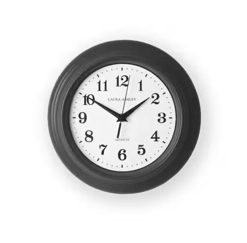 Laura Ashley Newgale Small Kitchen Charcoal Grey Clock - Lot 758