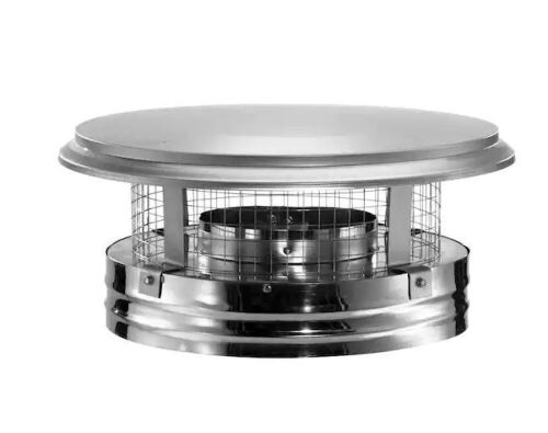 DuraVent DuraPlus All-Fuel Chimney 6in. Diameter Chimney Cap - Lot 303