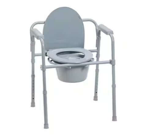 Drive Medical Folding Steel Bedside Commode - Lot 440