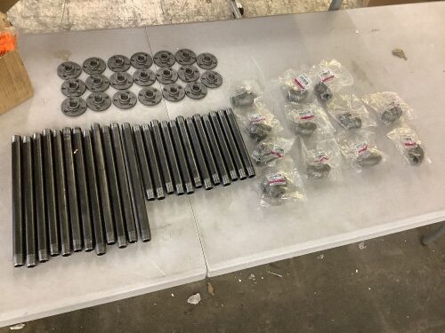 Lot of 1/2" Diameter Black Iron Hardware  - Lot 235