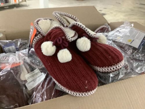 Lot of (15) Women's Bootie Slippers  - Lot 841