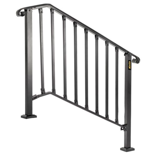 VEVOR Handrails for Outdoor Steps, Fit 3 or 4 Steps - Lot 600