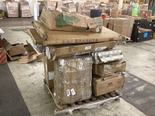 Salvage Pallet. Items Will Be Damaged and Incomplete.  - Lot 629