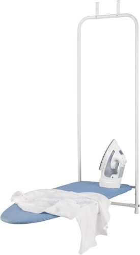  Honey-Can-Do Door Hanging Ironing Board 47" x 17", White  - Lot 745