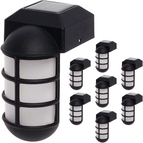 GreenLighting Marina Solar Post Cap Lights Fits 4x4 Nominal Wood, 8 Pack  - Lot 608