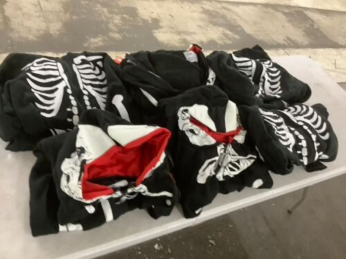 Lot of (6) Funziez! Skeleton Onesies, Medium - Lot 609