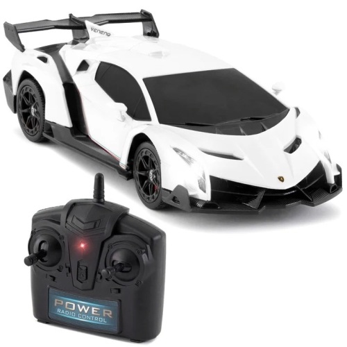 1/24 Kids RC Lamborghini Veneno Racing Car Toy w/ Lights, Shock Suspension - Lot 143