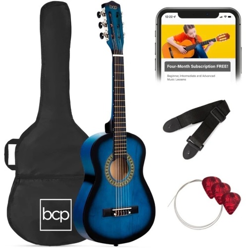 Kids Acoustic Guitar Beginner Starter Kit w/ Carrying Case - 30in - Lot 168
