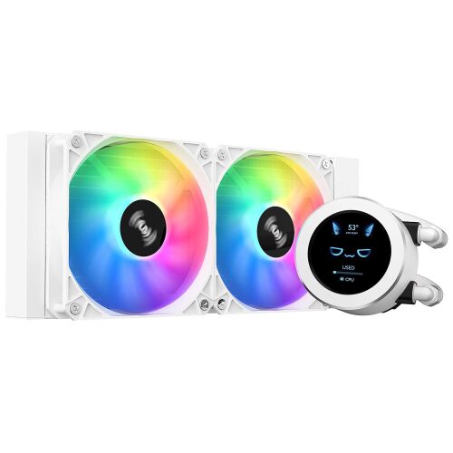 SAMA SM240 White Adjustable Liquid Cooler LCD DIsplay - Lot 251