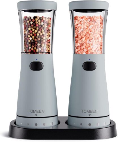 Electric Salt and Pepper Grinder Set with Storage Base - Lot 283