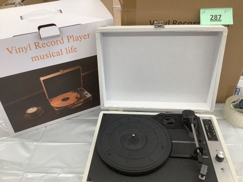 Vinyl Record Player Musical Life - Lot 287