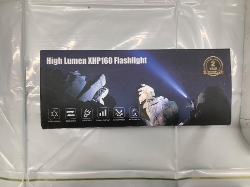 High Lumen XHP160 Flashlight - Lot 300