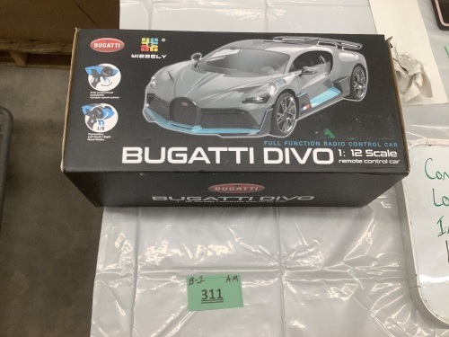 BugattI Livo 1:12 Scale Remote Control Car - Lot 311