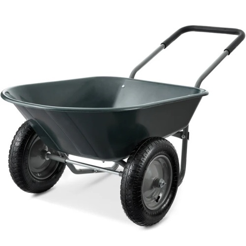Dual-Wheel Wheelbarrow Garden Cart - Lot 345