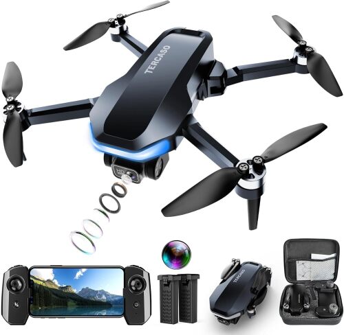 Tercaso Drone with Camera, 2K HD Camera FPV Live Video - Lot 362