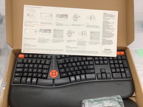 MEETION Ergonomic Wireless Keyboard and Mouse - Lot 369