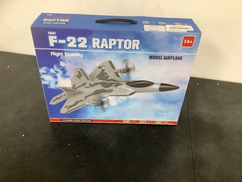 F-22 Raptor Model Airplane - Lot 465