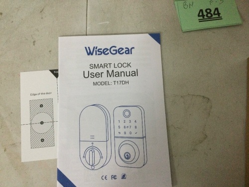 WiseGear Smart Lock - Lot 484