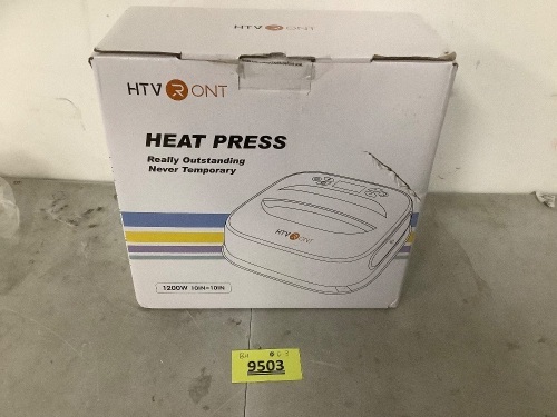 HTVRONT Heat Press - Lot 9503