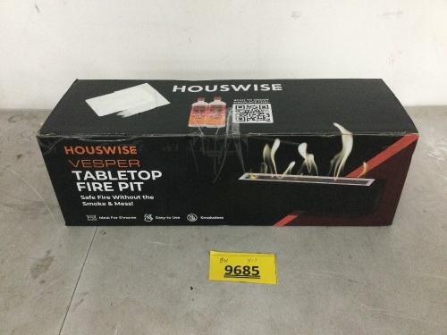 Houswise Vesper Tabletop Fire Pit - Lot 9685