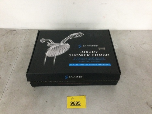 SparkPod Luxury Shower Combo - Lot 9695