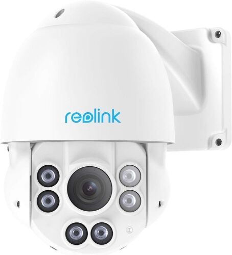  REOLINK PTZ Security Camera Outdoor 5MP Super HD, 360° Pan 90° Tilt, 4X Optical Zoom, 2.7-12 mm Motorized Auto-Focus Lens, 190ft IR Night Vision, IP66 Waterproof, PoE IP Camera, RLC-423  - Lot 86