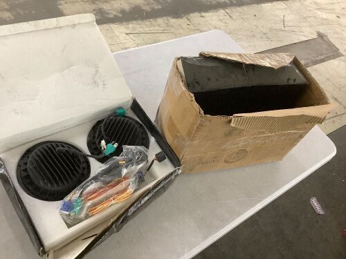 Lot of (2) Round LED Headlights, 2 pc  - Lot 295