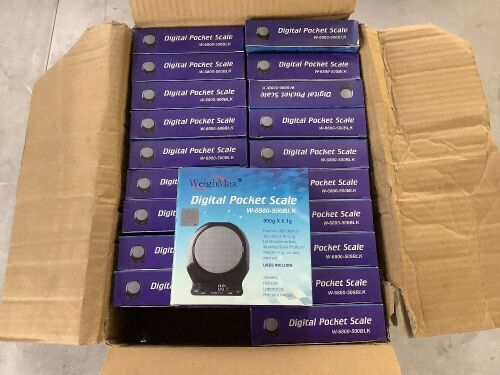 Lot of (20) WeighMax Digital Pocket Scale  - Lot 407