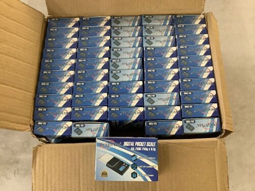 Lot of (50) WeighMax Digital Pocket Scale  - Lot 504