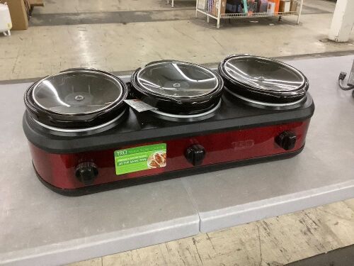 TRU Triple Slow Cooker - Lot 508