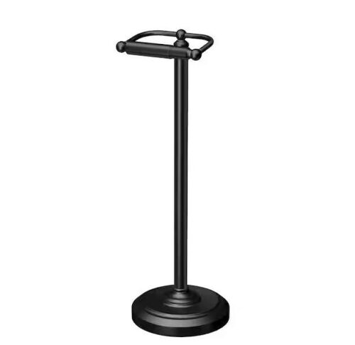 Gatco Freestanding Toilet Paper Holder in Matte Black - Lot 137