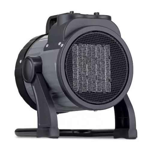 NewAir Portable Ceramic 120v Electric Garage Heater for 160 sq. ft. with Adjustable Tilt Head, Cool Grey - Lot 231